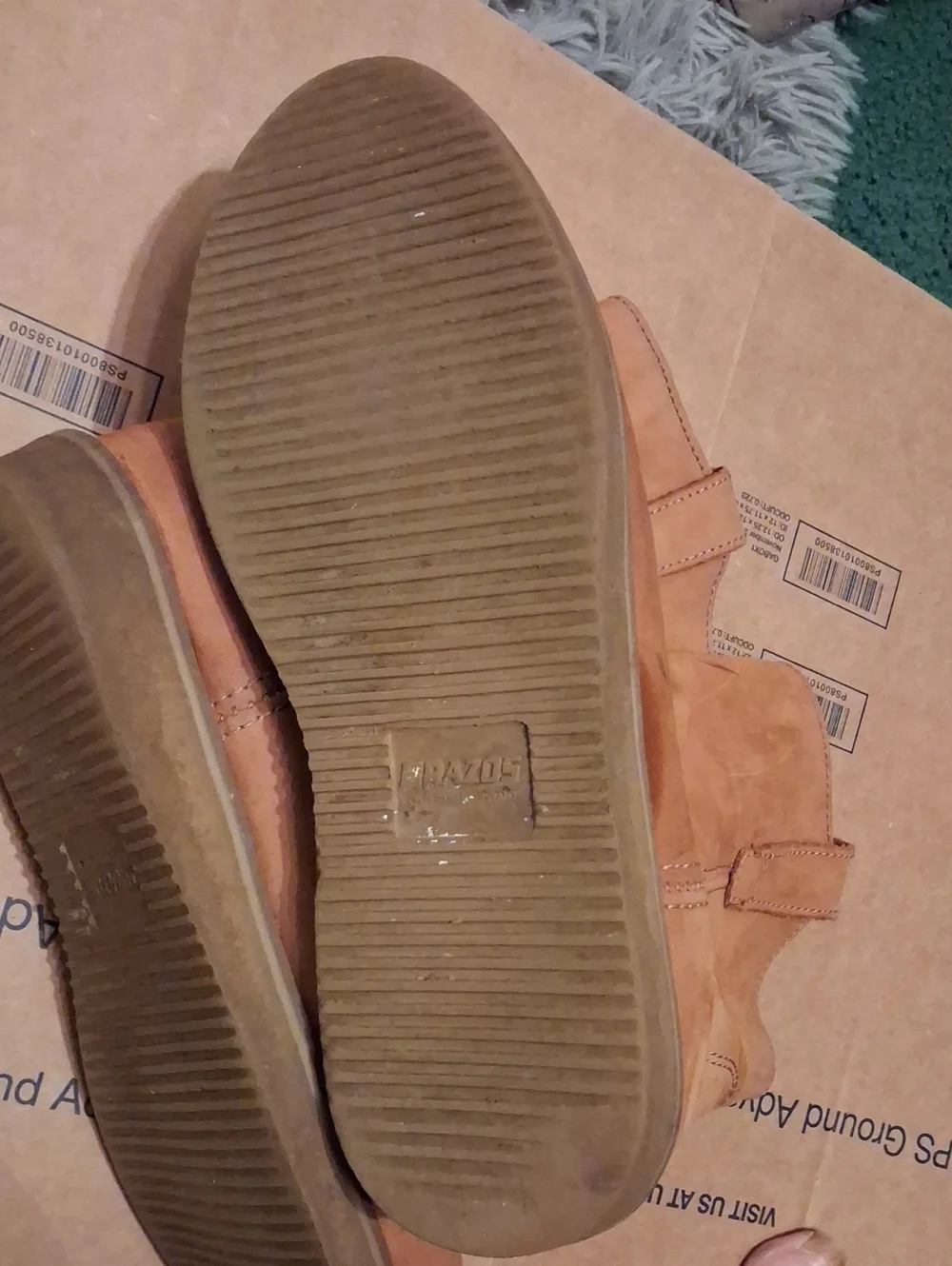 Brazos Tan Suede Mid Calf Boots Size 10 W